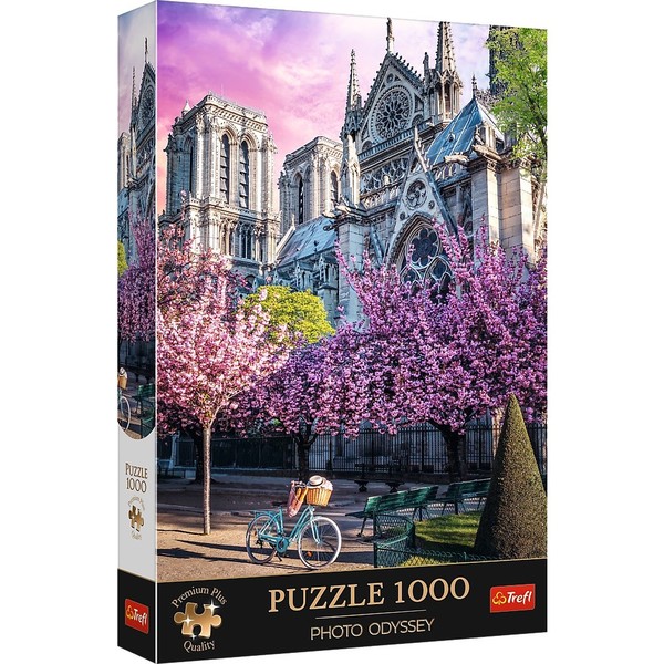 Puzzle Premium Plus Quality Katedra Notre-Dame, Paryż 1000 elementów