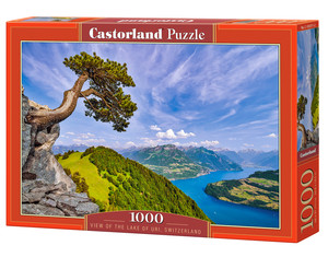 Puzzle Widok na jezioro Uri, Szwajcaria 1000 elementów