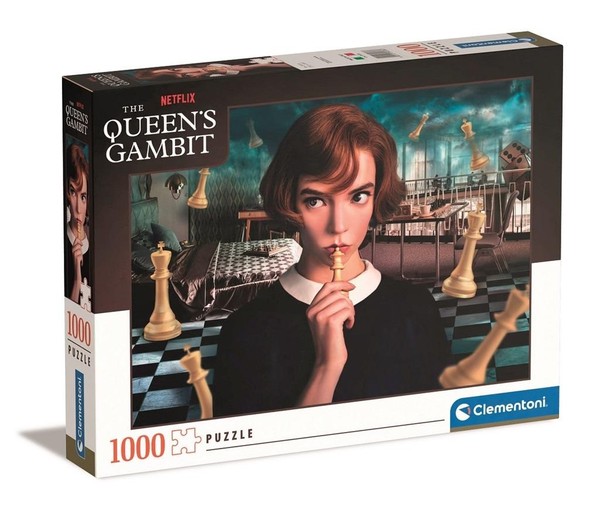 Puzzle Gambit Królowej Netflix 1000 elementów