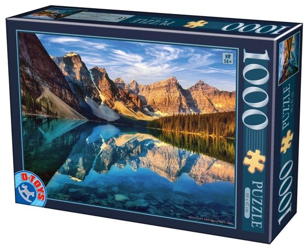 Puzzle Jezioro Moraine, Kanada 1000 elementów