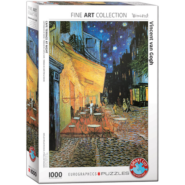 Puzzle Taras kawiarni w nocy, V. Van Gogh 1000 elementów