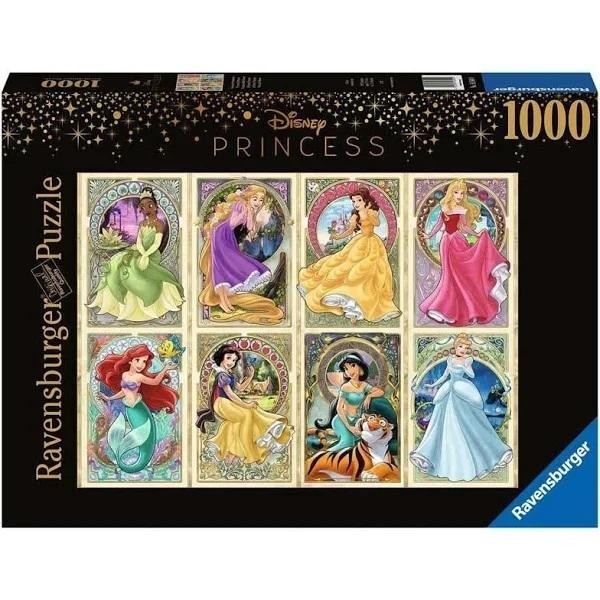 Puzzle Księżniczki Disney Art Nouveau 1000 elementów