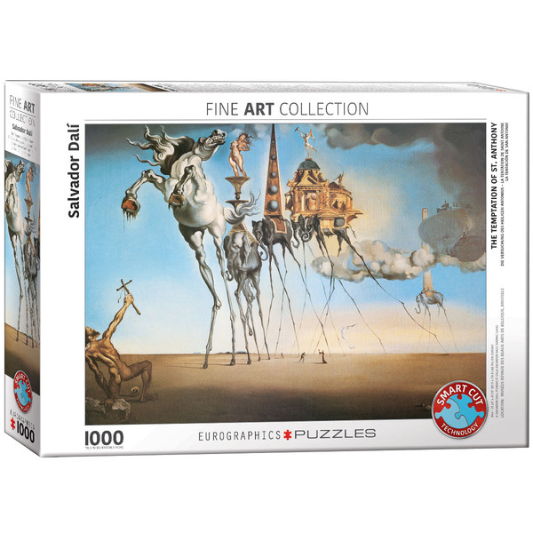 Puzzle Kuszenie Św. Antoniego, Salvador Dali 1000 elementów