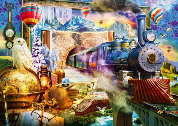 Puzzle Magiczna podróż 1000 elementów