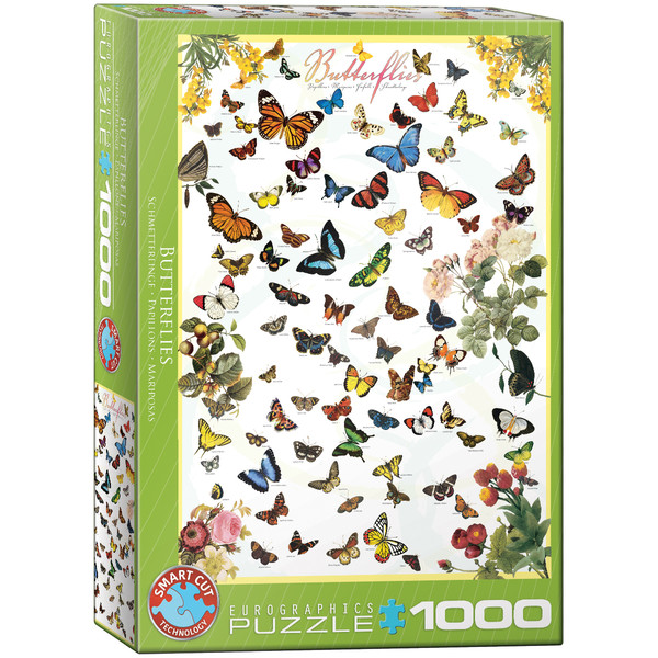 Puzzle Motyle 1000 elementów