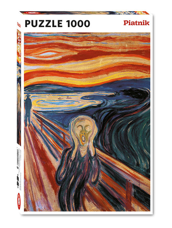 Puzzle Krzyk, Edvard Munch 1000 elementów