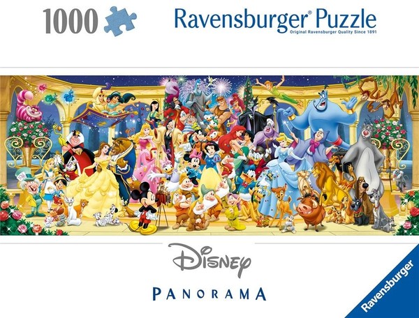 Puzzle Panorama Postacie Disney 1000 elementów