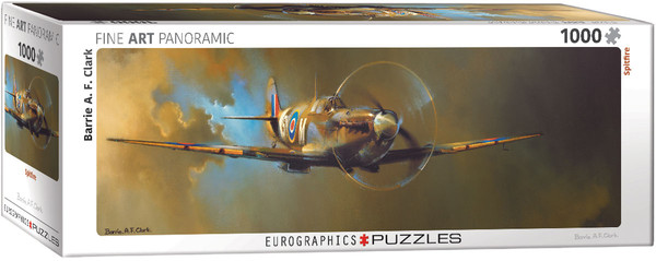 Puzzle panoramiczne Samolot bojowy Spitfire, Barrie A.F. Clark 1000 elementów