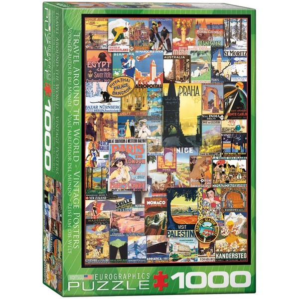 Puzzle Podróż dookoła świata 1000 elementów