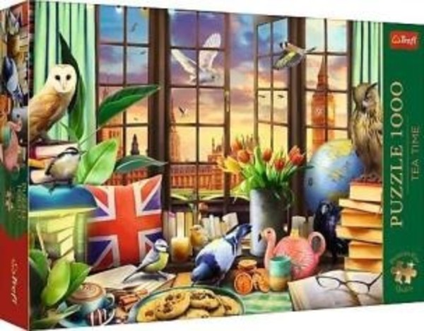 Puzzle Premium Plus Tea Time Wszysko co brytyjskie 1000 elementów