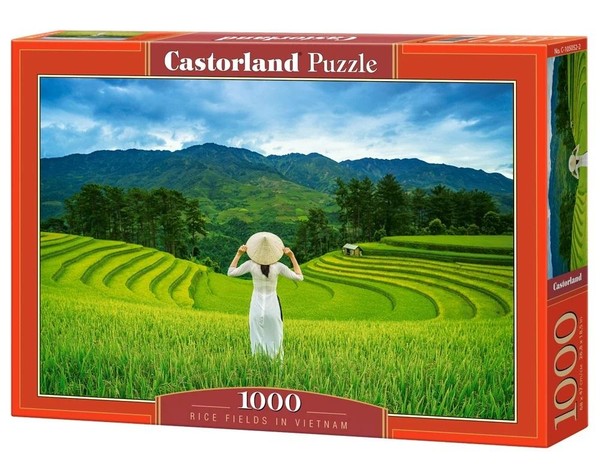 Puzzle Pola ryżu w Wietnamie 1000 elementów