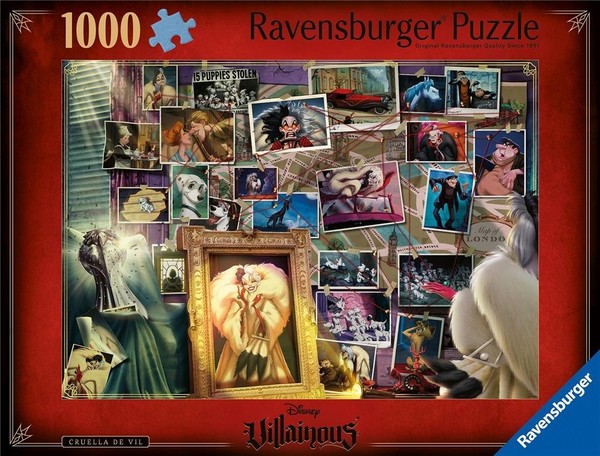 Puzzle Villainous Cruella de Mon 1000 elementów