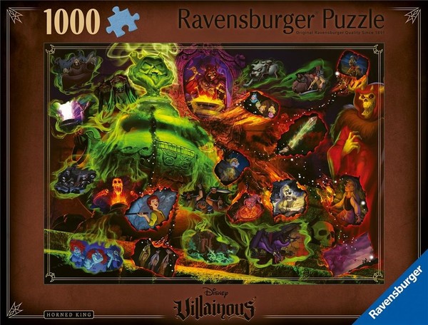 Puzzle Villainous. Rogaty Król 1000 elementów