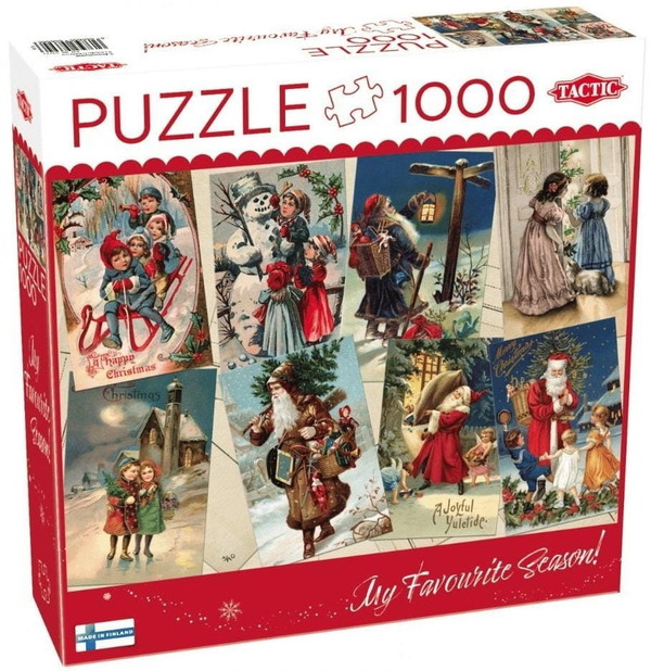 Puzzle Stare świąteczne pocztówki 1000 elementów