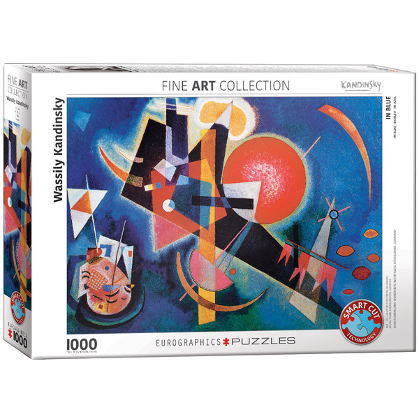 Puzzle W kolorze niebieskim, Wassily Kandinsky 1000 elementów