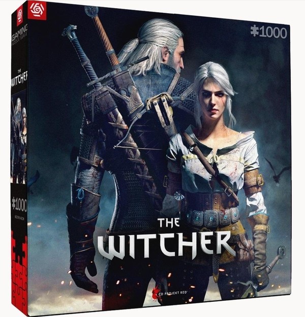 Puzzle Wiedźmin: Geralt i Ciri 1000 elementów