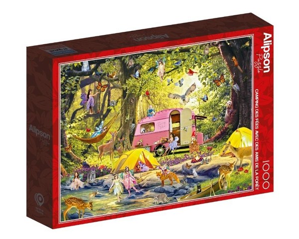 Puzzle Wróżkowy camping z przyjaciółmi 1000 elementów