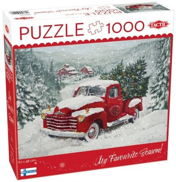 Puzzle XMAS Christmas Tree Truck 1000 elementów