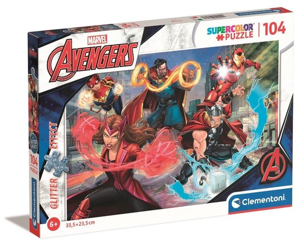 Puzzle Brokat The Avengers 104 elementy