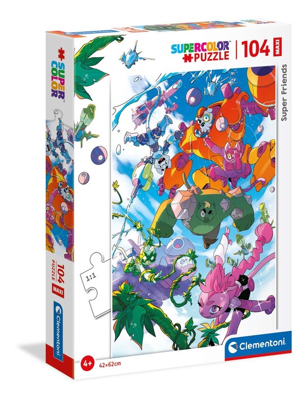 Puzzle Maxi Super Kolor 104 elementy
