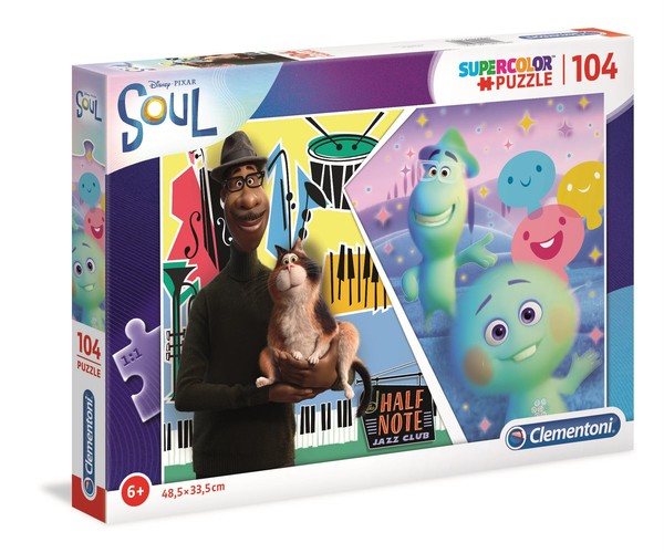Puzzle SuperColor Co w duszy gra 104 elementy