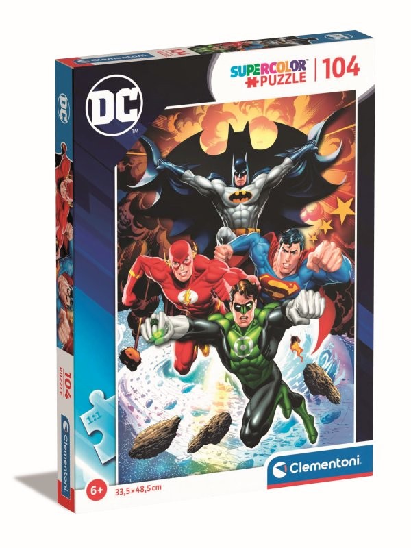 Puzzle Super Color DC Comics 2 - 104 elementy