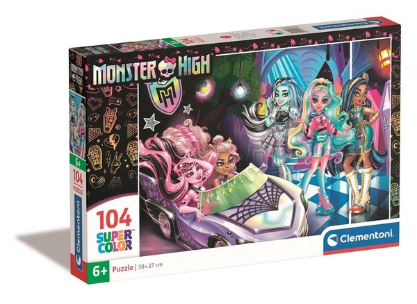 Puzzle Super Kolor Monster High 104 elementy