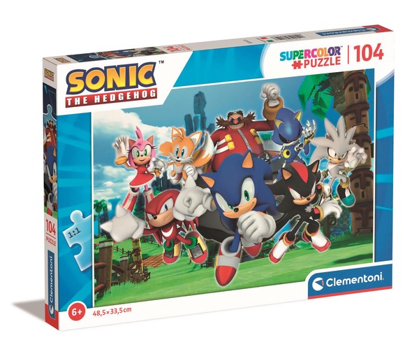 Puzzle Sonic 104 elementy