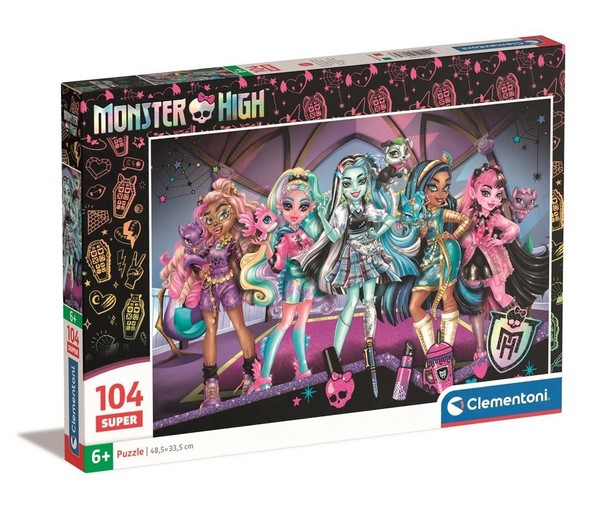 Puzzle Super Monster High 104 elementy