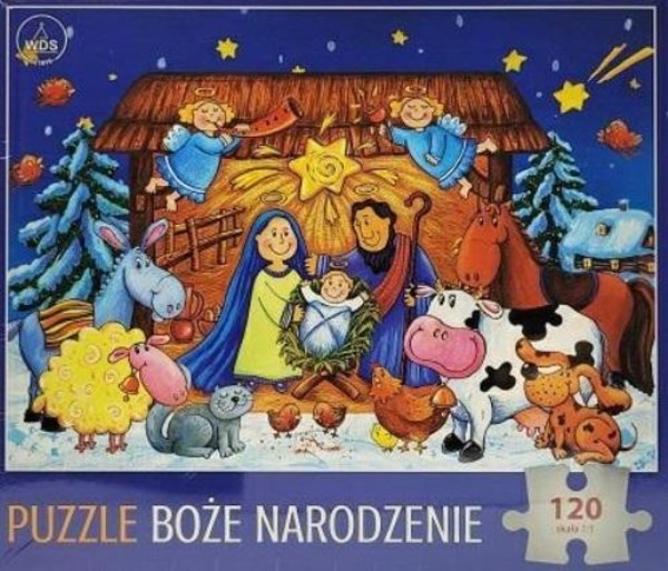 Puzzle Boże Narodzenie 120 elementów