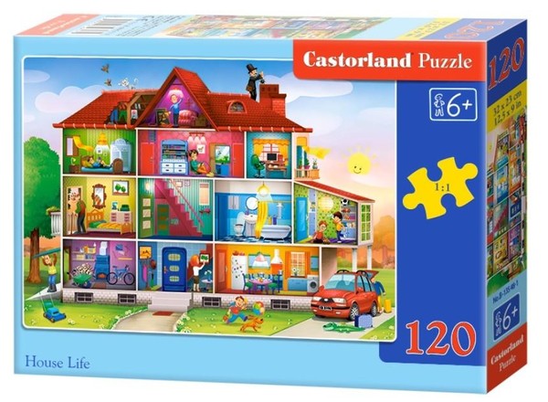 Puzzle Domek 120 elementów