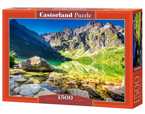 Puzzle Wschód słońca nad Morskim Okiem Tatry 1500 elementów