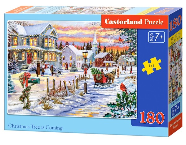 Puzzle Choinka nadchodzi 180 elementów