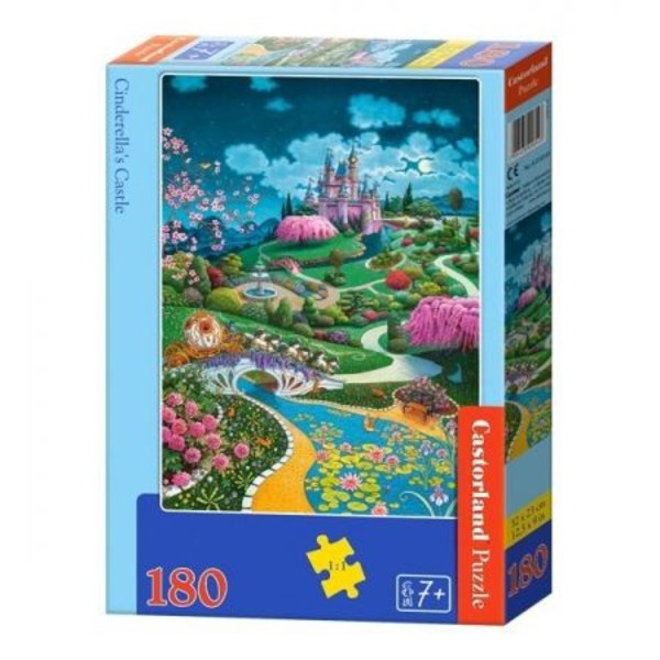 Puzzle Zamek Kopciuszka 180 elementów