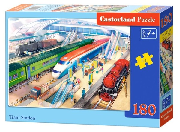 Puzzle Dworzec Kolejowy 180 elementów
