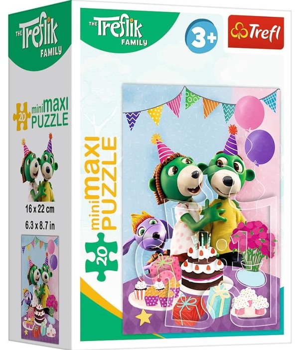 Puzzle miniMaxi Dzień Treflików 20 elementów