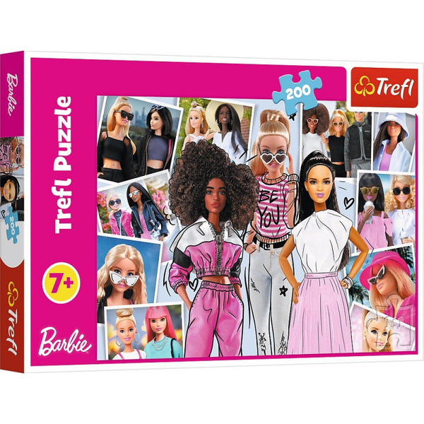 Puzzle W świecie Barbie 200 elementów