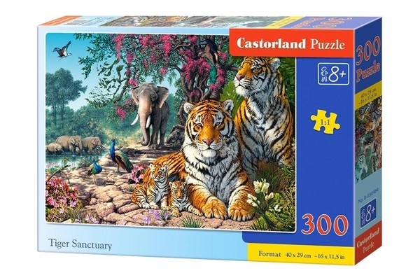 Puzzle Sanktuarium Tygrysów 300 elementów