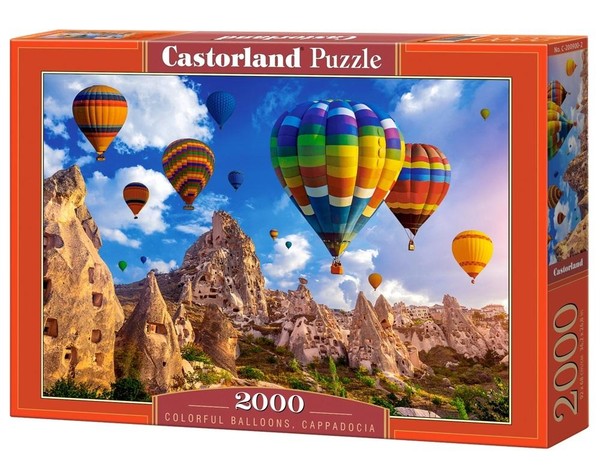 Puzzle Kolorowe balony, Kapadocja 2000 elementów