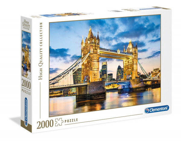 Puzzle Zachód słońca nad Tower Bridge 2000 elementów