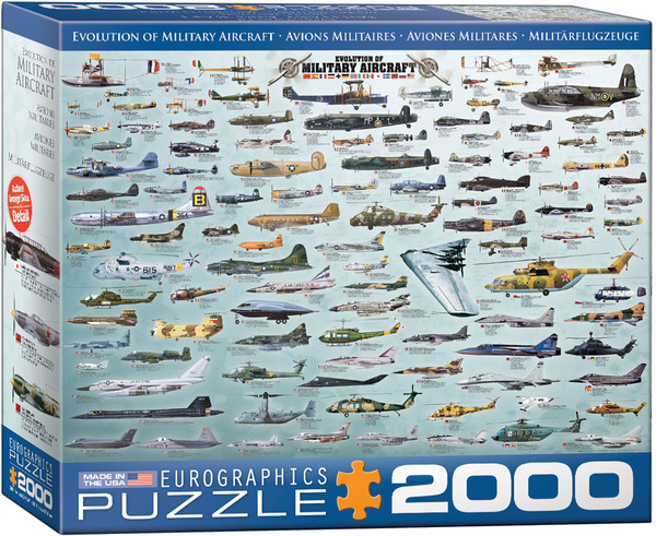Puzzle Samoloty i helikoptery 2000 elementów