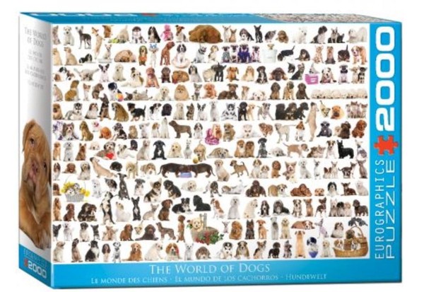 Puzzle Świat psów 2000 elementów