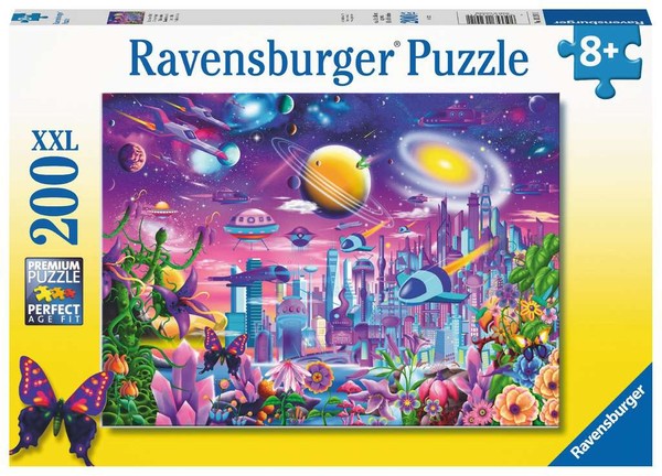 Puzzle XXL Kosmiczne miasto 200 elementów