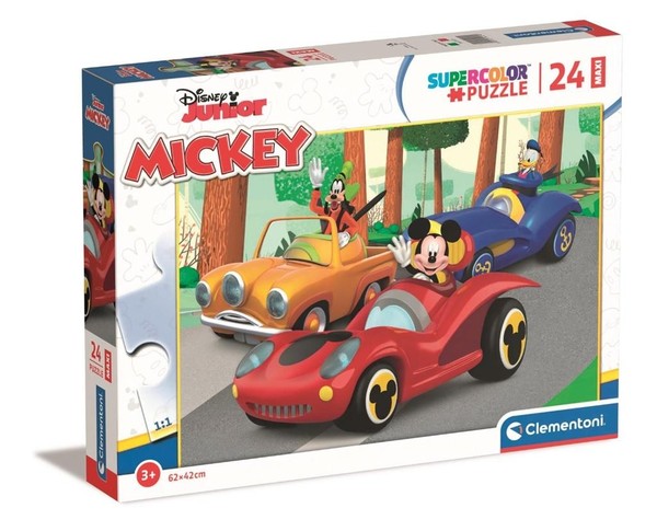 Puzzle Maxi Super Color Mickey 24 elementy
