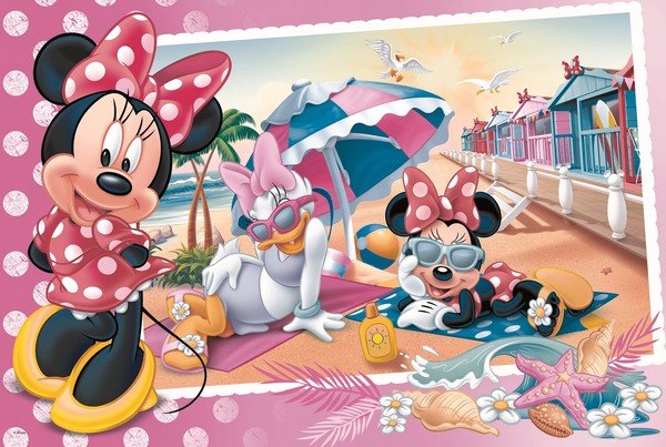 Puzzle Maxi Wakacje Minnie 24 elementy