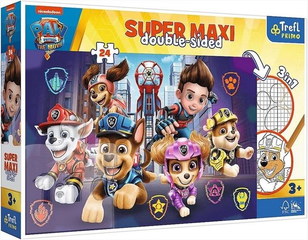 Puzzle Super Maxi Nowe wyzwanie Psi Patrol 24 elementy