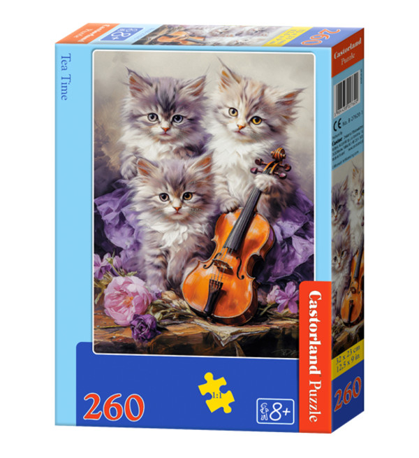 Puzzle Muzyczne kocięta 260 elementów