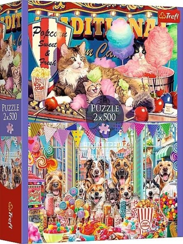 Puzzle Puszyści przyjaciele 2x500 elementów