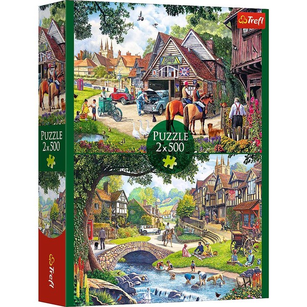 Puzzle Sielankowe życie 2x500 elementów