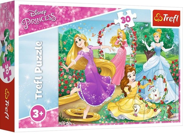 Puzzle Być księżniczką Disney Princess 30 elementów